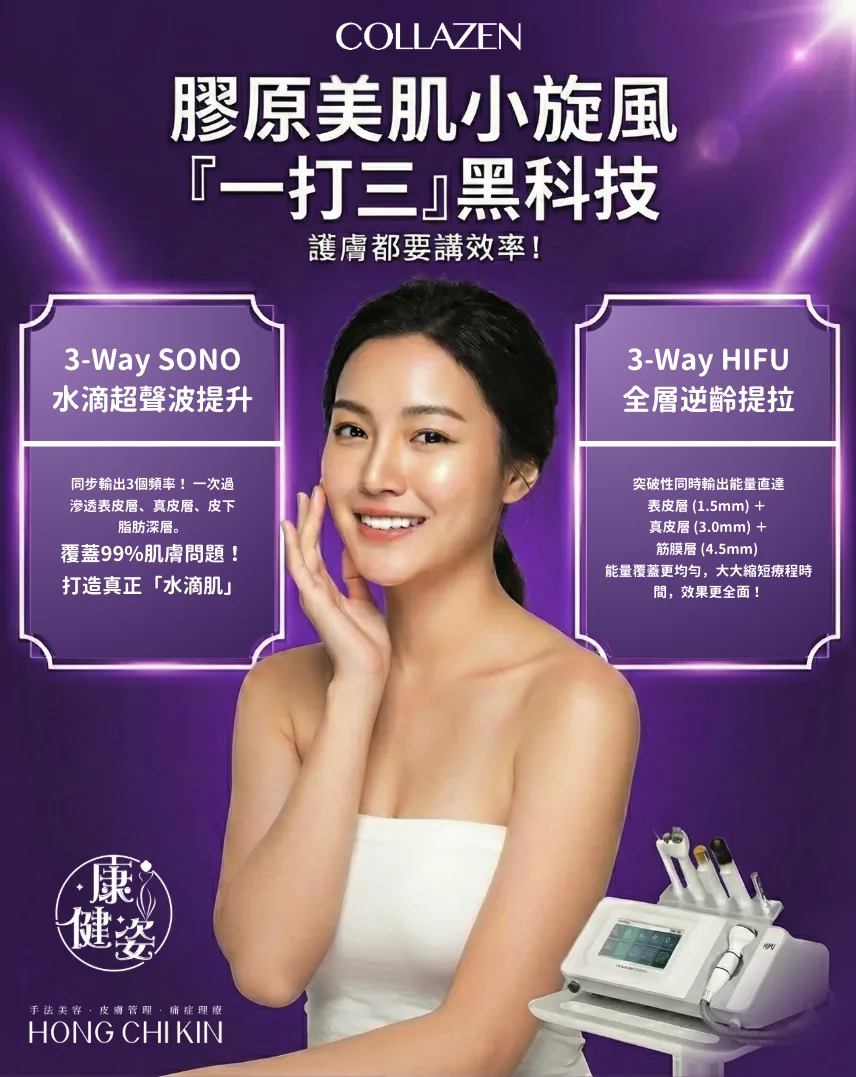 膠原小旋風
黃金鐵三角
